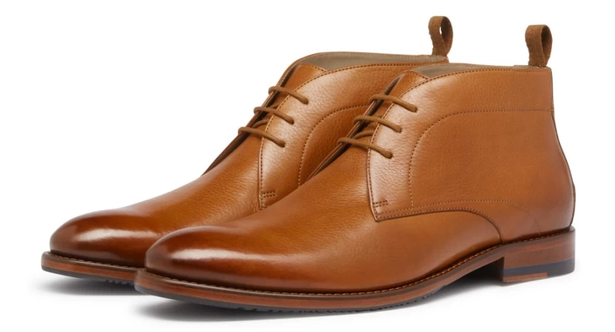 Oliver Sweeney Men's Farleton Light Tan Leather Dress Shoes