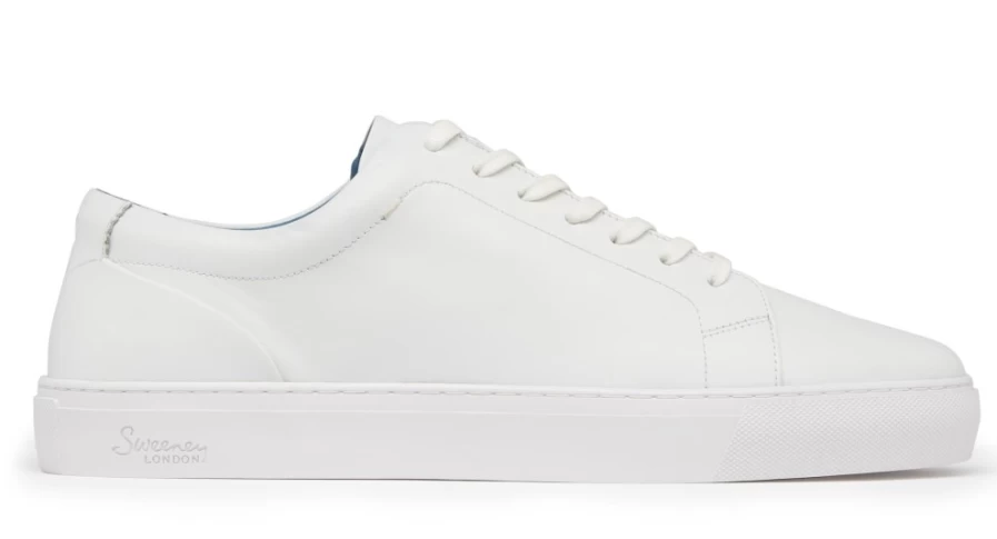 Oliver Sweeney Men's Hayle White Leather Dress Shoes