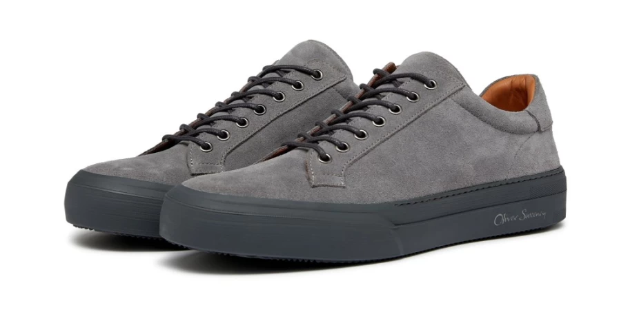 Oliver Sweeney Men's Penacova Grey Luxury Dress Shoes