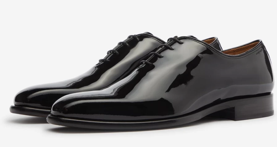 Oliver Sweeney Men's Montalfano Black Patent Leather Dress Shoes