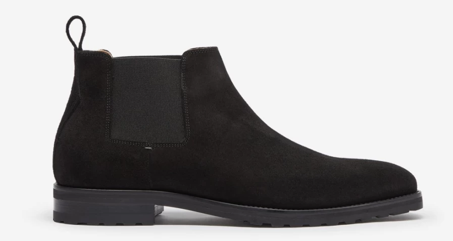 Oliver Sweeney Men's Arditi Black Suede Luxury Dress Shoes
