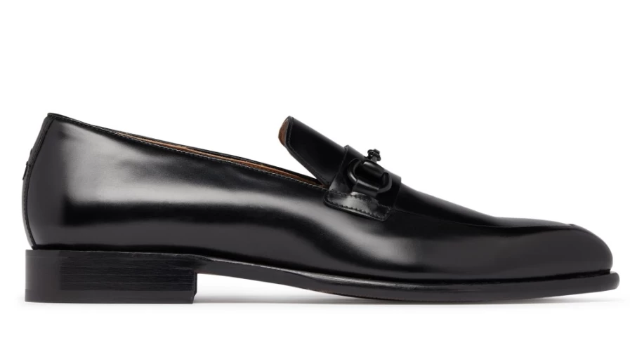 Oliver Sweeney Men's Vaccona Black Leather Dress Shoes