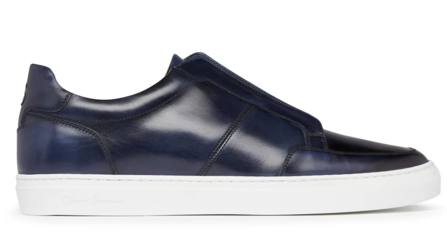 Oliver Sweeney Men's Rende Navy Luxury Dress Shoes