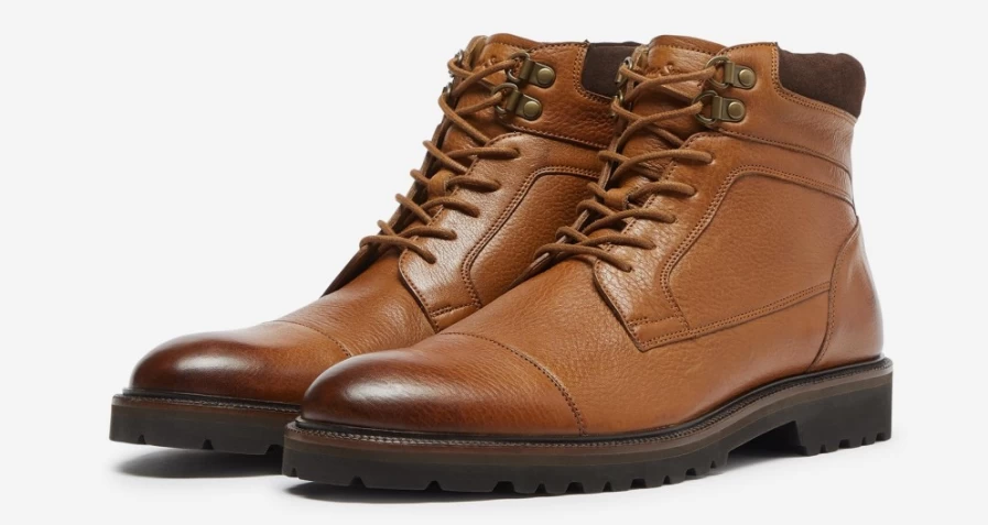 Oliver Sweeney Men's Woodstock Tan Leather Dress Shoes
