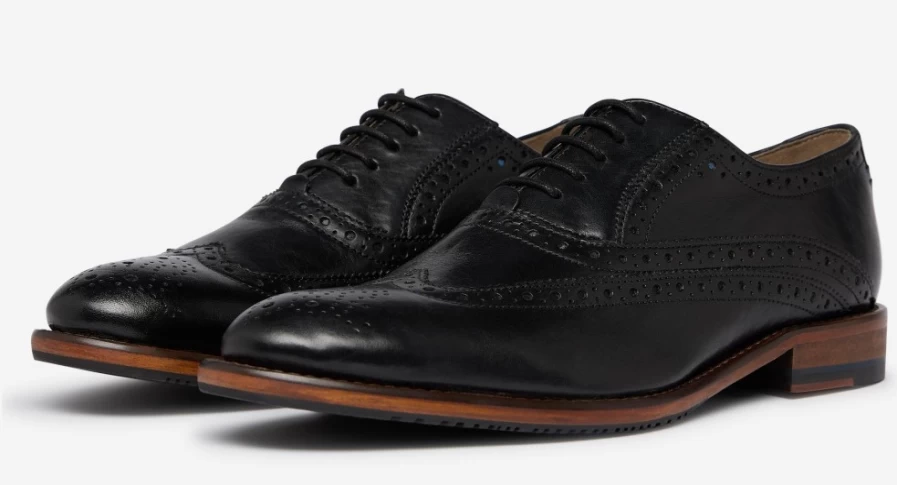 Oliver Sweeney Men's Ledwell Black Leather Dress Shoes