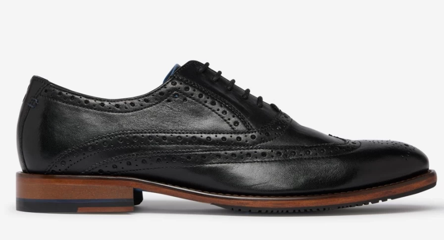 Oliver Sweeney Men's Ledwell Black Leather Dress Shoes