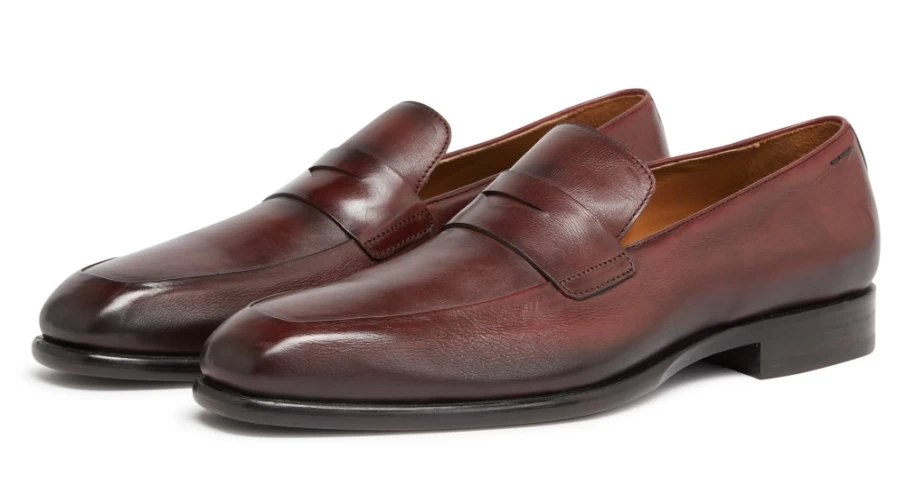 Oliver Sweeney Men's Vasto Burgundy Leather Dress Shoes