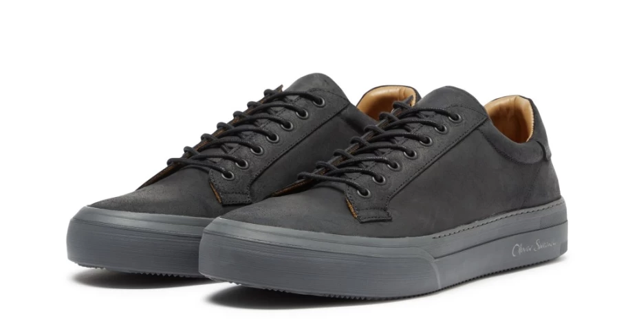 Oliver Sweeney Men's Penacova Black Leather Dress Shoes