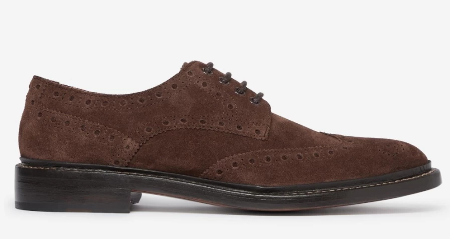 Oliver Sweeney Men's Saunders Chocolate Suede Loafers