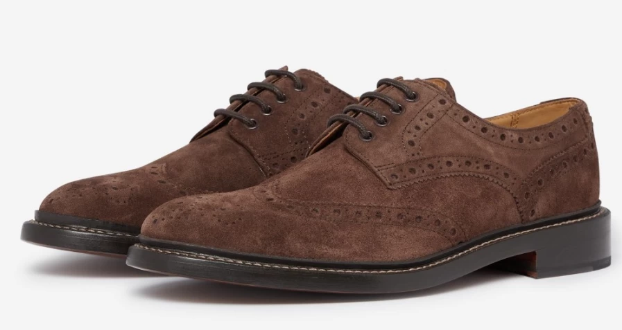Oliver Sweeney Men's Saunders Chocolate Suede Loafers