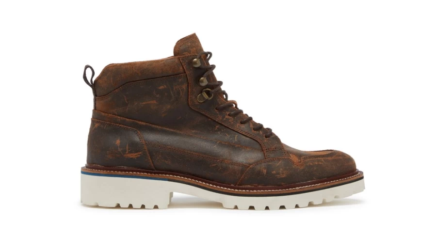 Oliver Sweeney Men's Chancudo Brown Leather Dress Shoes