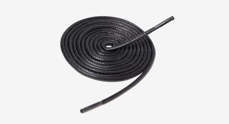 Oliver Sweeney Men's Extra Long Thick Black Shoelaces for Dress Shoes