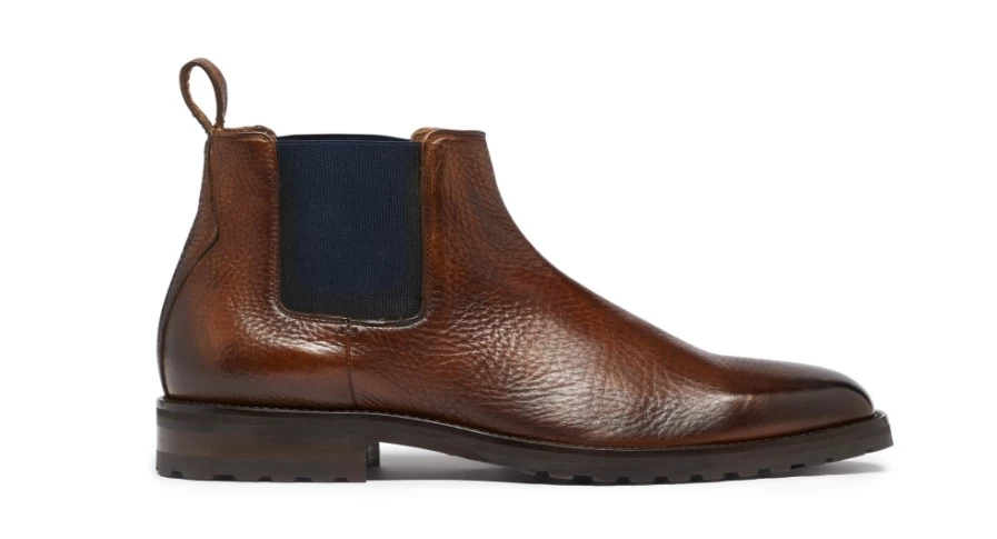 Oliver Sweeney Men's Arditi Tan Leather Dress Shoes
