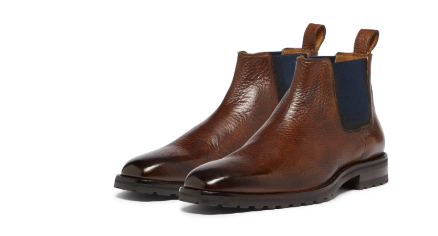 Oliver Sweeney Men's Arditi Tan Leather Dress Shoes