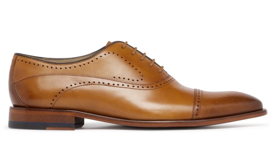 Oliver Sweeney Men's Mallory Light Tan Leather Dress Shoes