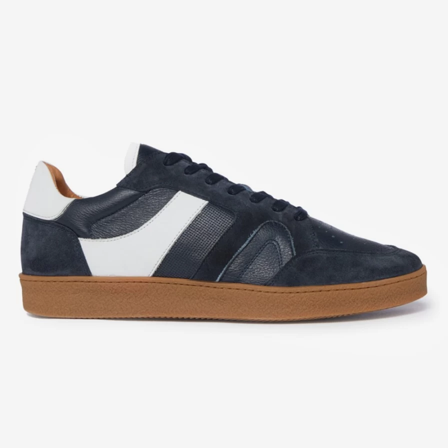 Oliver Sweeney Men's Harrow Navy Leather Dress Shoes