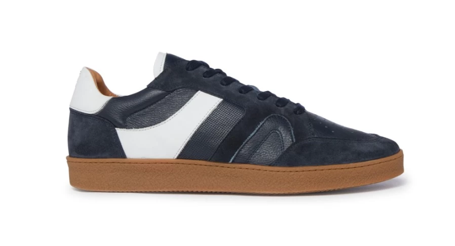 Oliver Sweeney Men's Harrow Navy Leather Dress Shoes