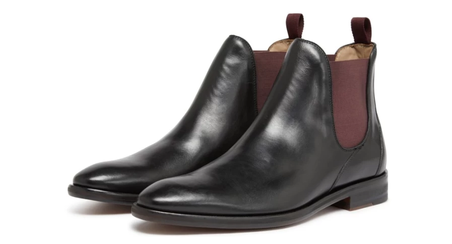 Oliver Sweeney Men's Allegro Black Leather Dress Shoes