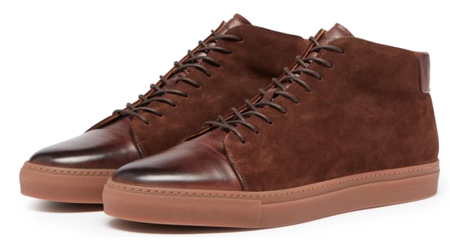 Oliver Sweeney Men's Torrejao Brown Leather Dress Shoes