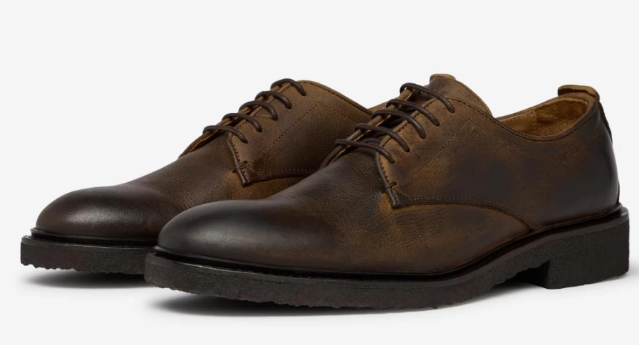 Oliver Sweeney Men's Elvas Brown Leather Dress Shoes