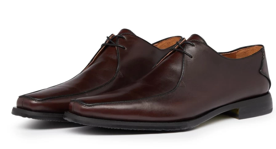 Oliver Sweeney Men's Napoli Dark Brown Leather Dress Shoes