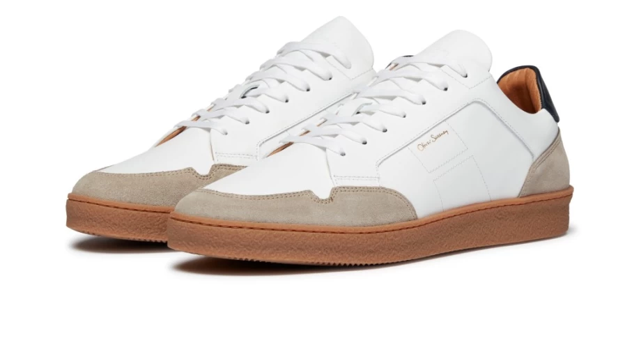 Oliver Sweeney Men's Terceira White Luxury Dress Shoes
