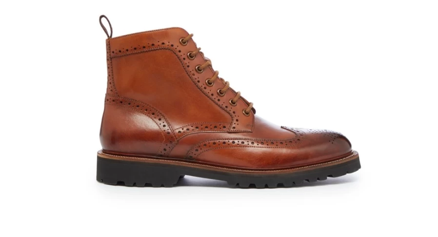 Oliver Sweeney Men's Milbrook Tan Leather Dress Shoes