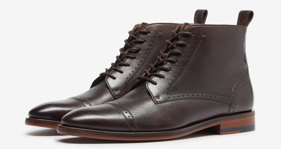 Oliver Sweeney Men's Dunfield Brown Leather Dress Shoes