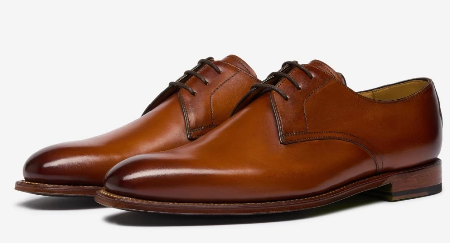Oliver Sweeney Men's Eastington Cognac Leather Dress Shoes