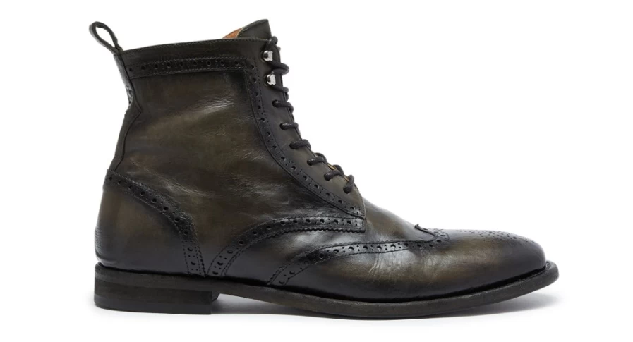 Oliver Sweeney Men's Tasullo Green Leather Dress Shoes