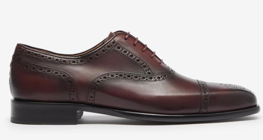 Oliver Sweeney Men's Falerna Burgundy Leather Dress Shoes