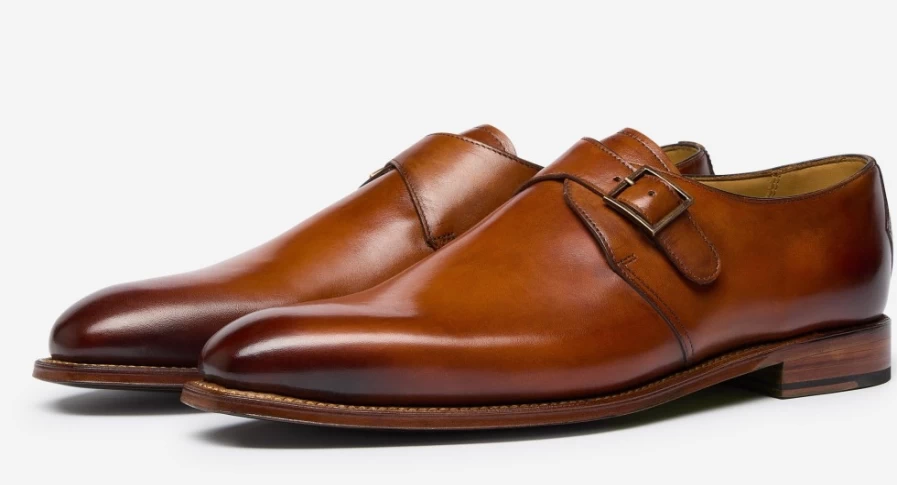 Oliver Sweeney Men's Idbury Cognac Leather Dress Shoes - Premium Quality Men's Footwear
