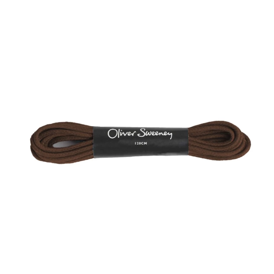 Oliver Sweeney Men's Long Round Tan Shoelaces for Dress Shoes