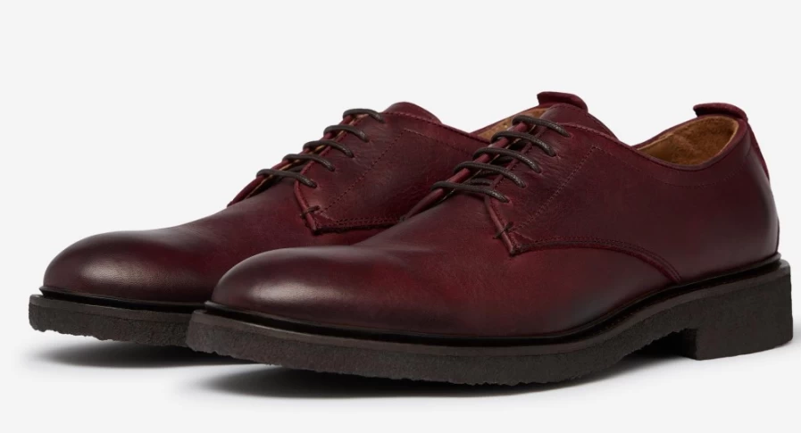 Oliver Sweeney Men's Elvas Burgundy Leather Dress Shoes