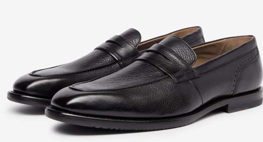 Oliver Sweeney Men's Buckland Black Leather Dress Shoes