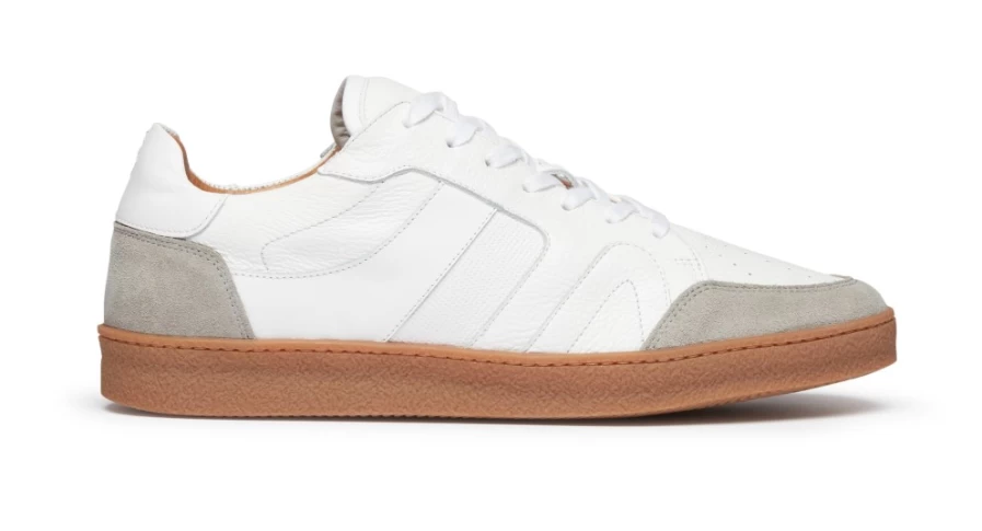 Oliver Sweeney Men's Harrow White Grey Dress Shoes