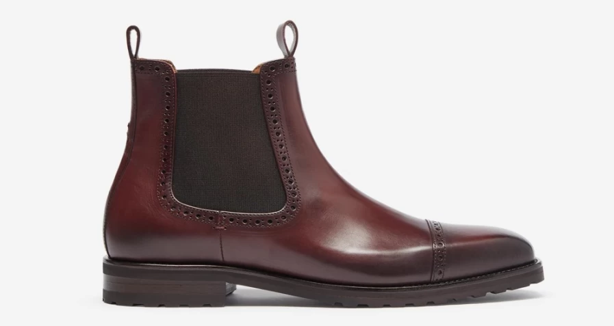 Oliver Sweeney Men's Dasa Burgundy Leather Dress Shoes