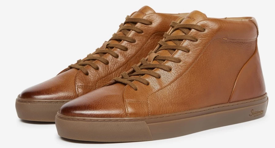 Oliver Sweeney Men's Laxey Light Tan Leather Dress Shoes