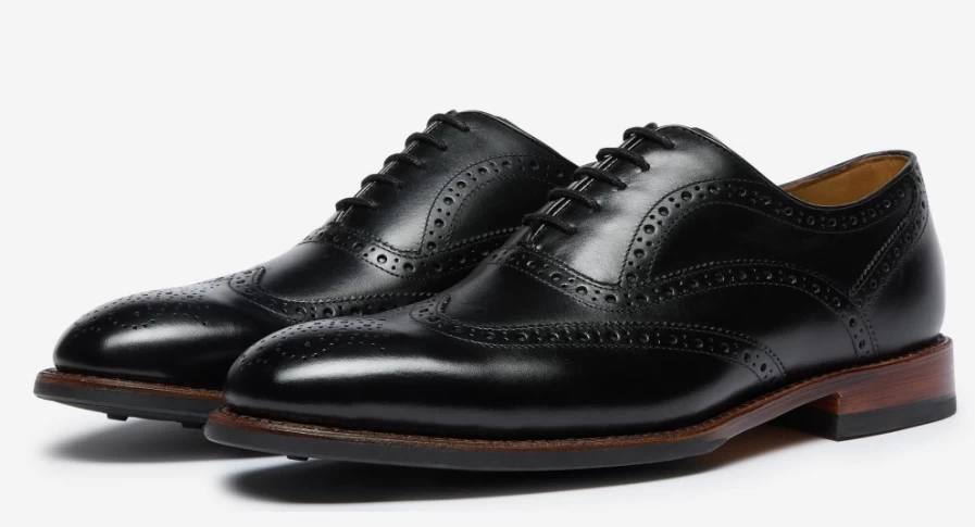 Oliver Sweeney Men's Rendlesham Black Leather Dress Shoes