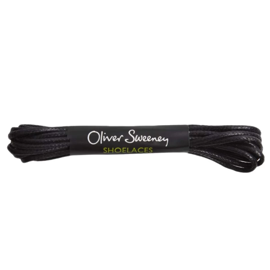 Oliver Sweeney Men's Medium Round Black Shoe Laces