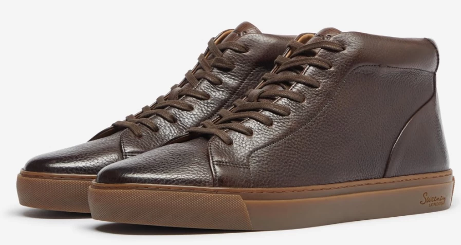Oliver Sweeney Men's Laxey Brown Leather Dress Shoes