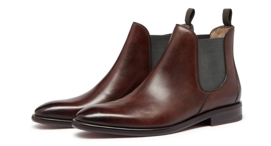 Oliver Sweeney Men's Allegro Brown Leather Dress Shoes