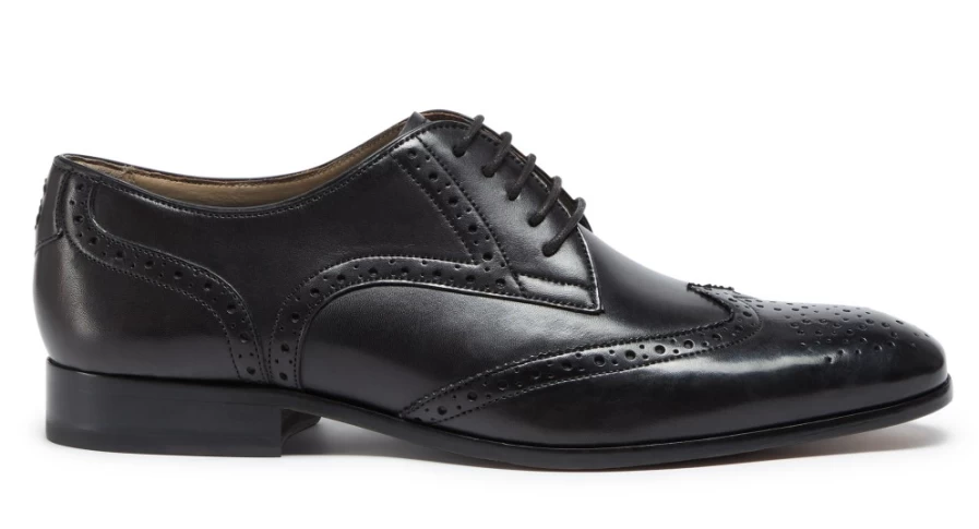 Oliver Sweeney Men's Fressingfield Black Leather Dress Shoes