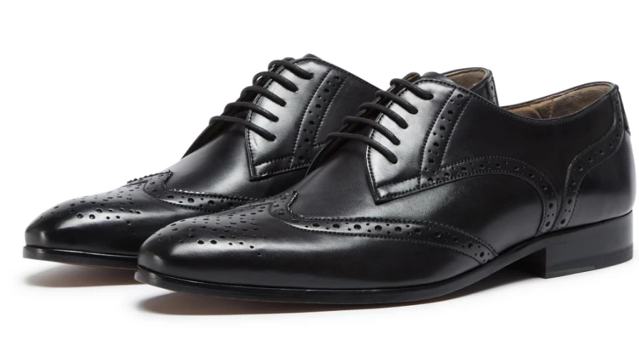 Oliver Sweeney Men's Fressingfield Black Leather Dress Shoes