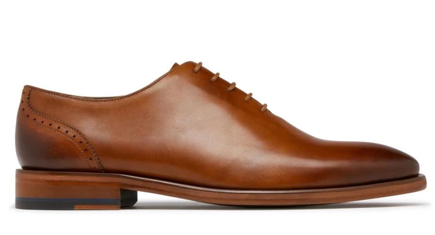 Oliver Sweeney Men's Cropwell Tan Leather Brogues - Premium British Footwear