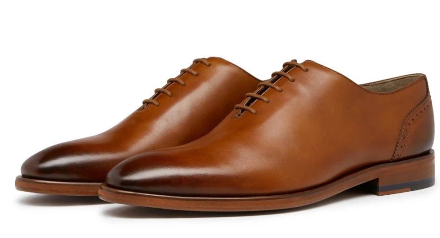 Oliver Sweeney Men's Cropwell Tan Leather Brogues - Premium British Footwear