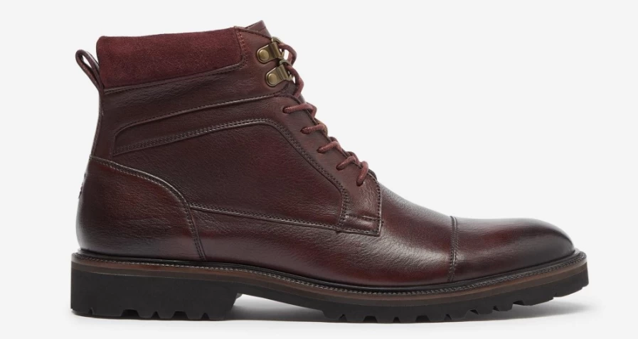 Oliver Sweeney Men's Woodstock Burgundy Leather Dress Shoes