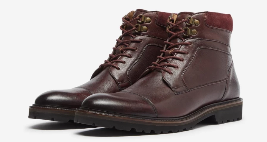 Oliver Sweeney Men's Woodstock Burgundy Leather Dress Shoes