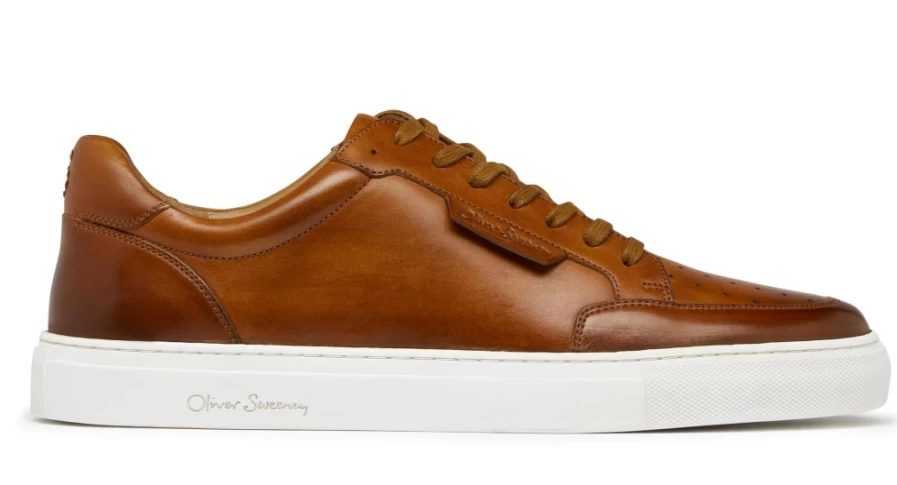 Oliver Sweeney Men's Edwalton Tan Leather Dress Shoes