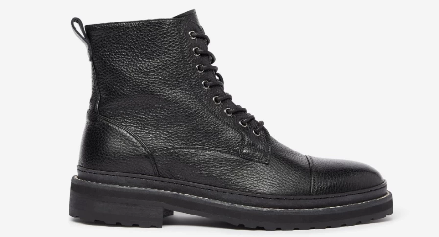 Oliver Sweeney Men's Kamma Black Leather Dress Shoes